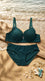Green Padded Bra Set For Women LB2035
