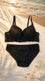 Black Padded Bra Set For Women LB2036