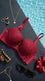 Burgundy Push-Up Bra Set For Ladies LB2071
