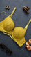 Mustard Padded Bra Set For Women LB2074