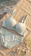 Sky Blue Push-Up Bra Set For Ladies LB2081