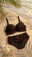 Black Padded Bra Set For Women LB2082