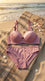 Cream/Grey Padded Bra Set For Women LB2085