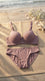 Brick Padded Bra Set For Women LB2086