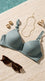 Green Cotton Padded Bra For Women LB5002