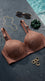 Orange Cotton Padded Bra For Women LB5006