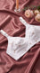 Off/White Basic Cotton Bra For Women LB5039