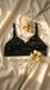 Black Cotton Bra For Women LB5040