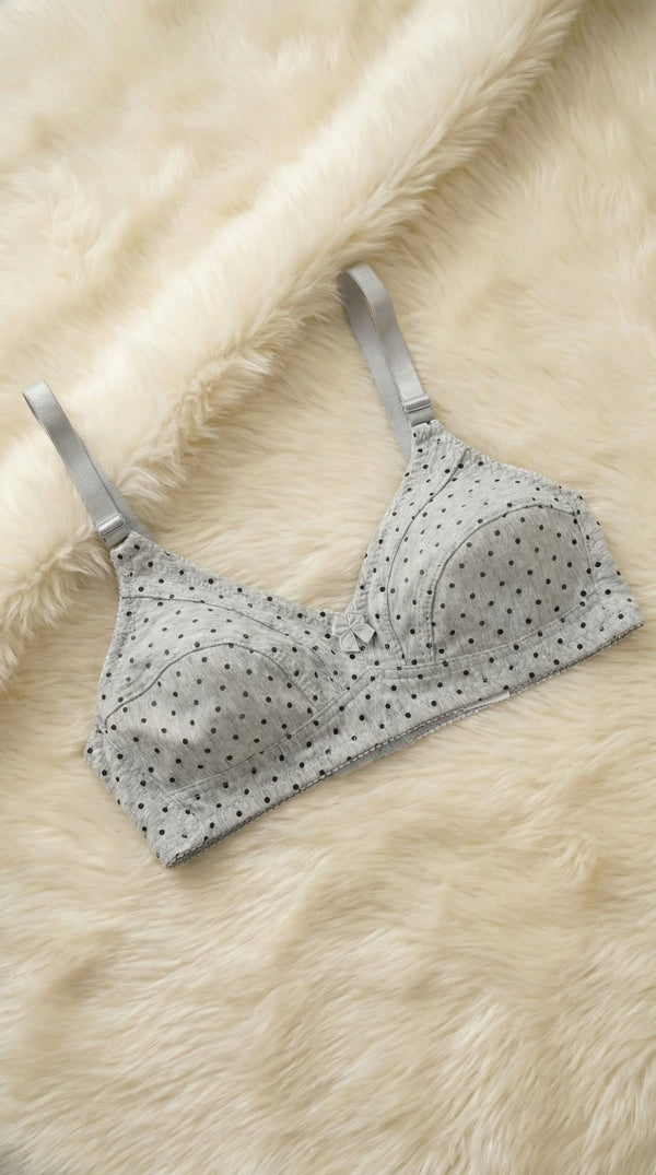 Grey Padded Bra For Women LB5045