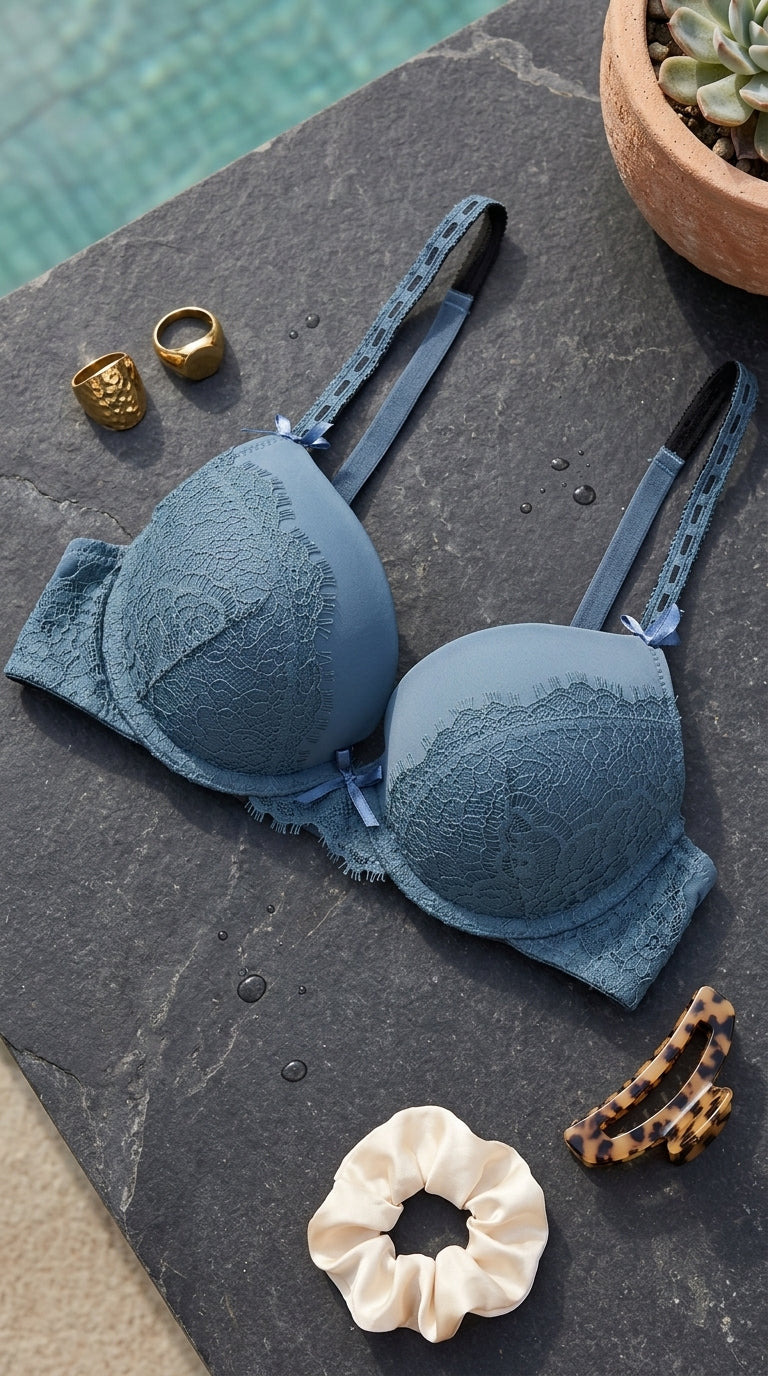 Purple Push Up Padded Bra For Women LB5098