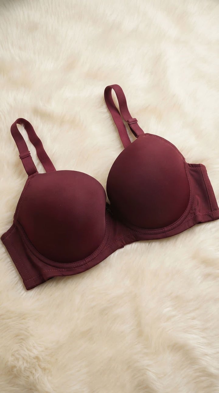 Maroon Padded Bra For Women LB5105