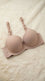 Cream/Pink Padded Bra For Women LB5105