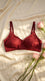 Maroon Cotton Bra For Women LB5212