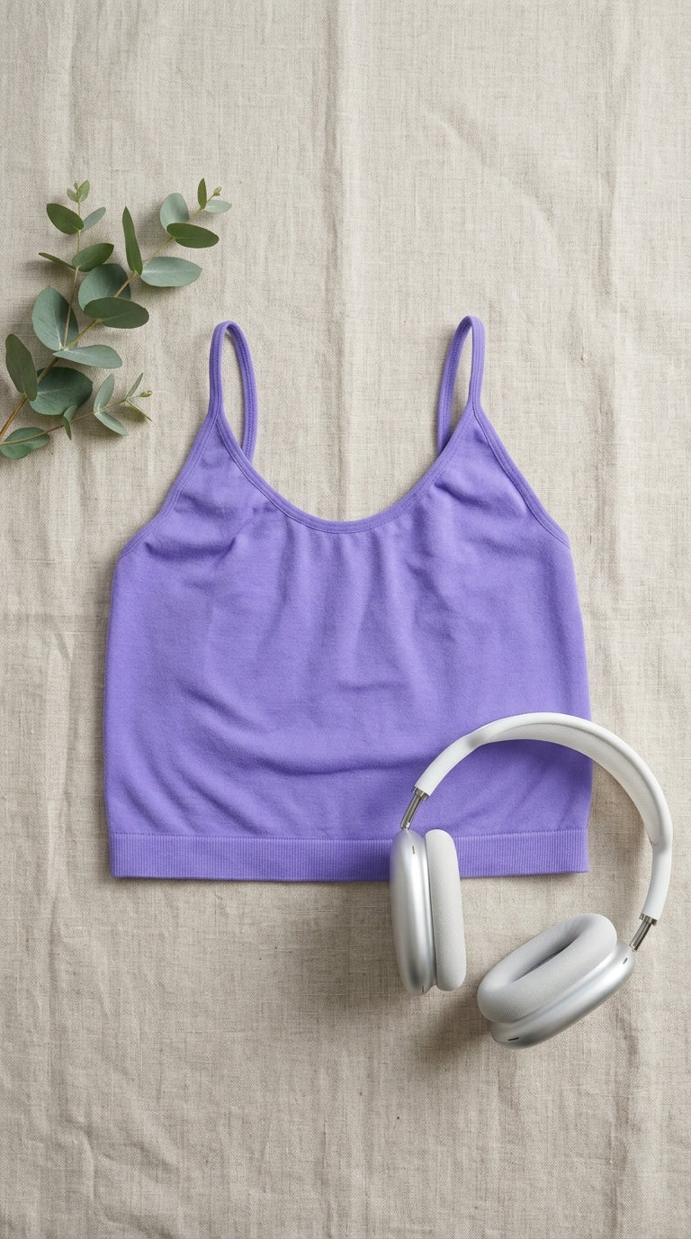Blue Crop Top Bra For Women LB5227