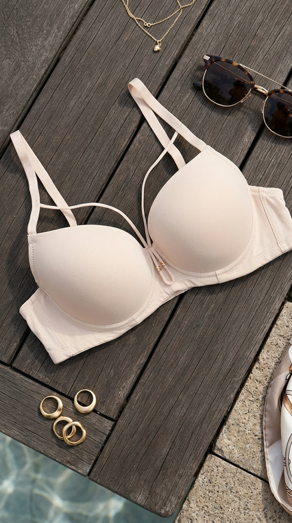 Lilac Push Up Padded Bra For Women LB5272