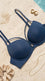 Navy Push Up Padded Bra For Women LB5272