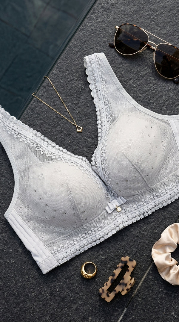 Grey Wireless Padded Bra For Women LB5274
