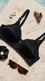 Black Wireless Padded Bra For Women LB5277