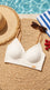 White Seamless Bra For Women LB5361
