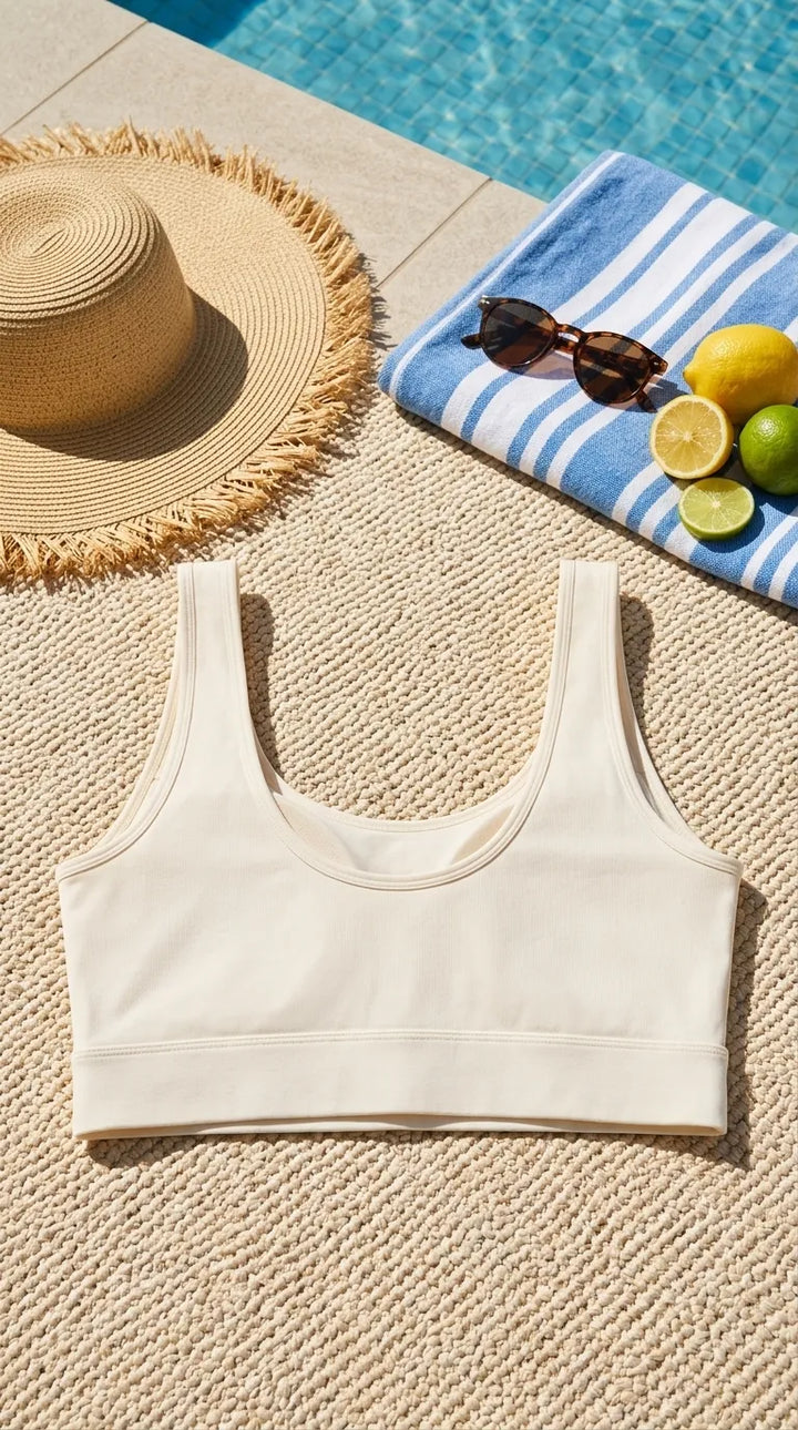 White Seamless Bra For Women LB5362