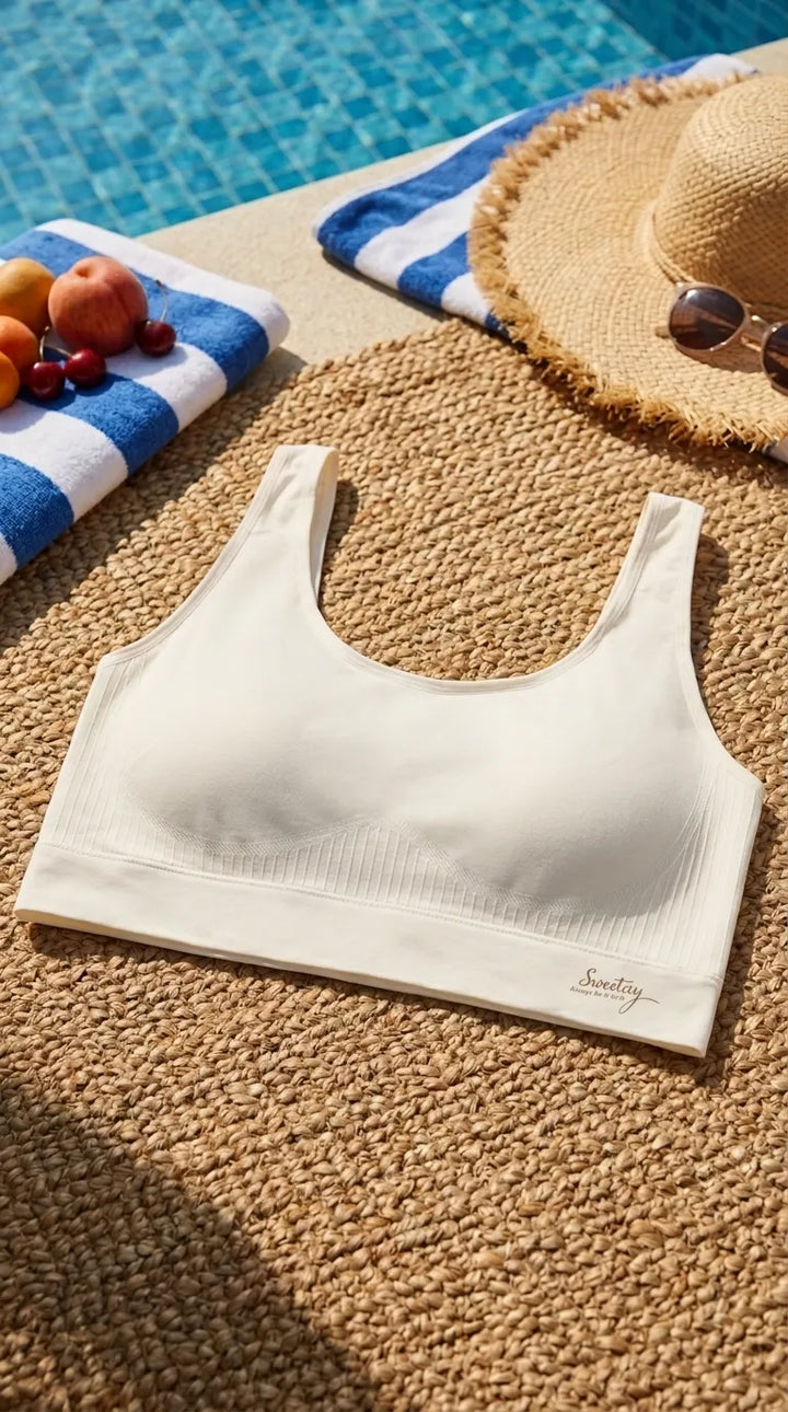 White Seamless Bra For Women LB5362