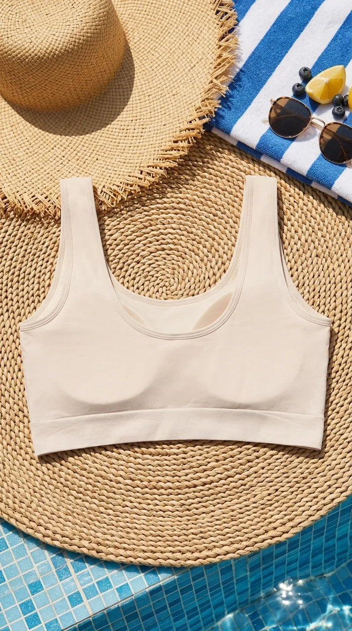 Pink Seamless Bra For Women LB5362