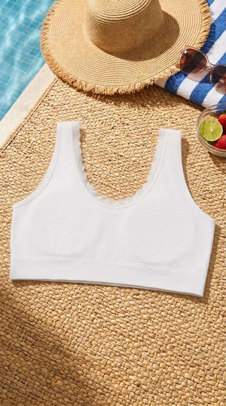 Grey Seamless Bra For Women LB5363