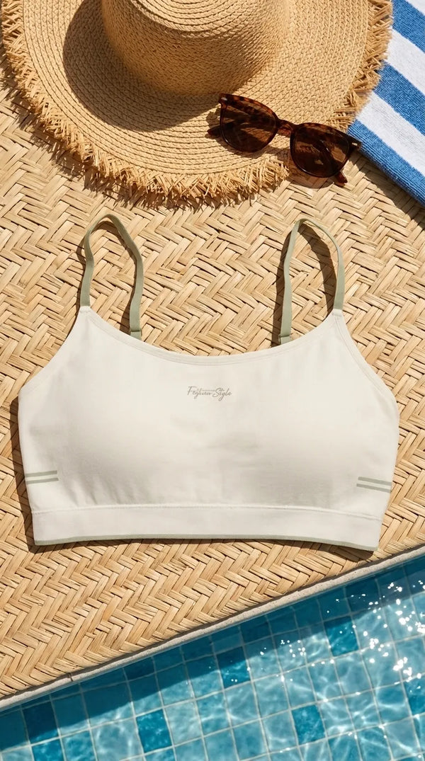 Green Seamless Bra For Women LB5364