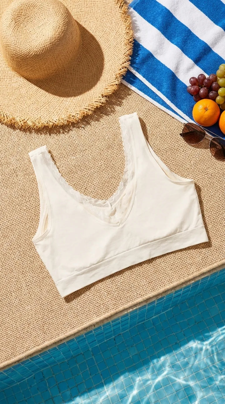 White Seamless Bra For Women LB5370