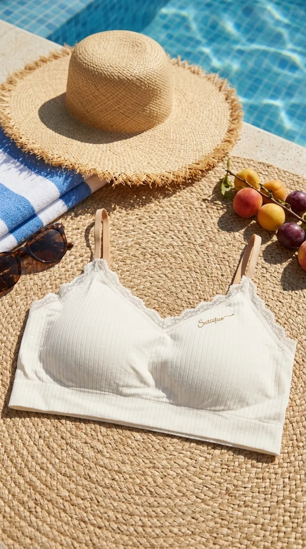 White Seamless Bra For Women LB5371