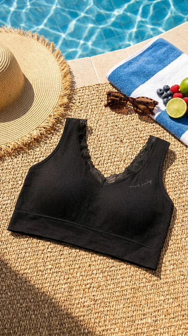 Black Padded Bra For Women LB5372