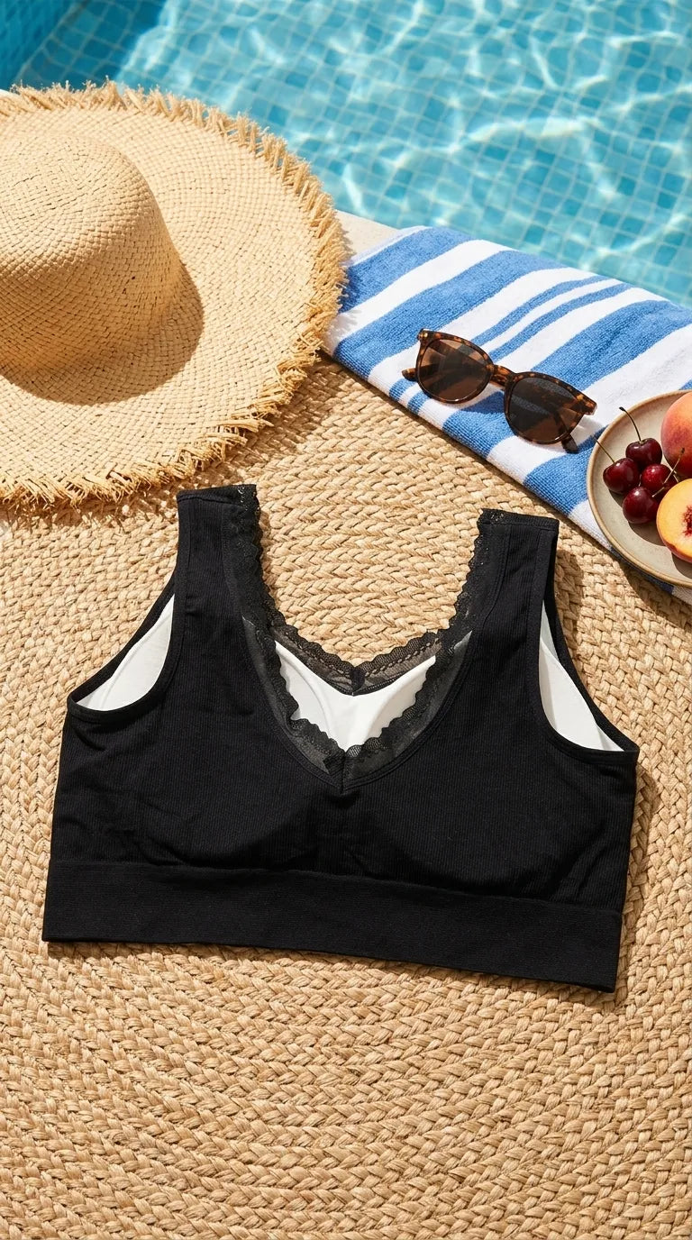 Black Padded Bra For Women LB5372
