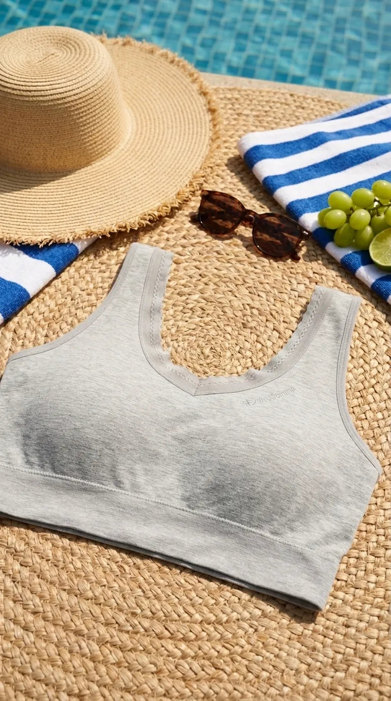 Grey Padded Bra For Women LB5372
