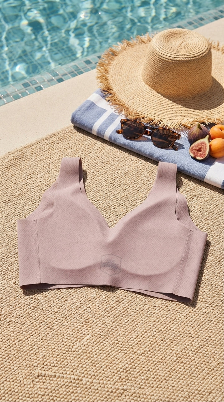 Purple Seamless Bra For Women LB5378