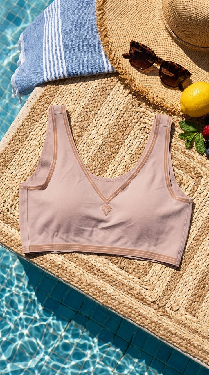 Purple Seamless Bra For Women LB5381