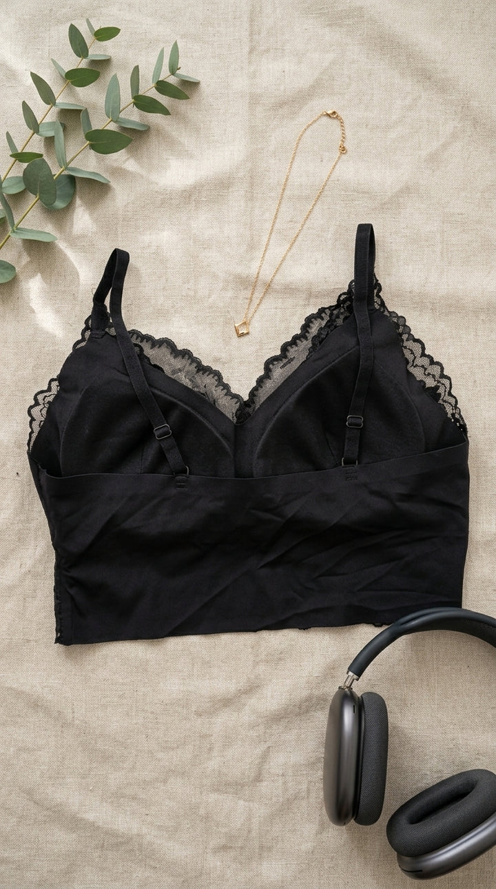 Black Bralette For Women LB5434