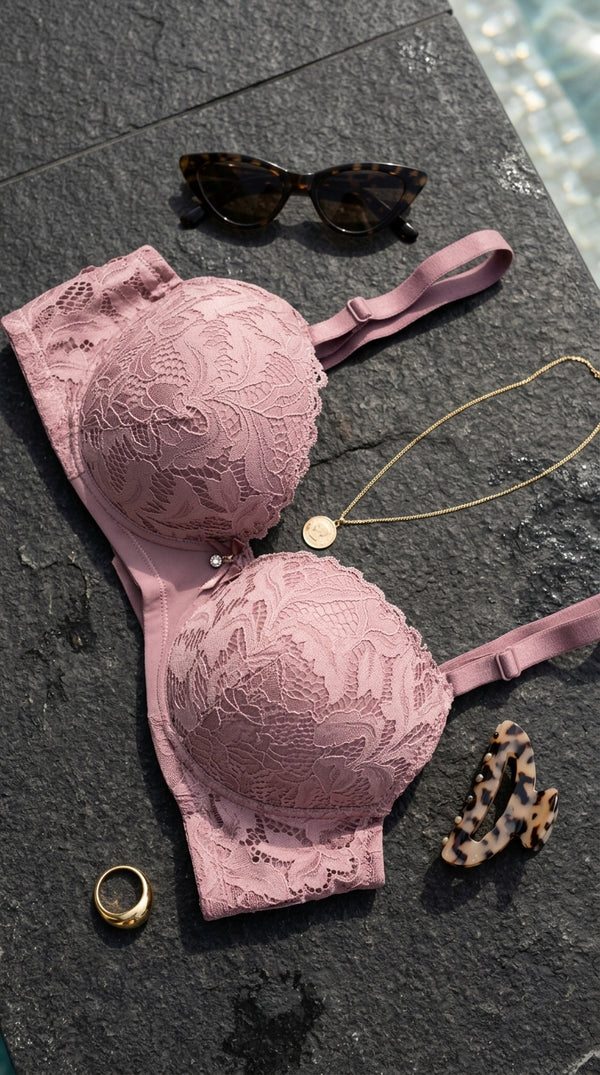 Charcoal Push-Up Bra For Women LB5435
