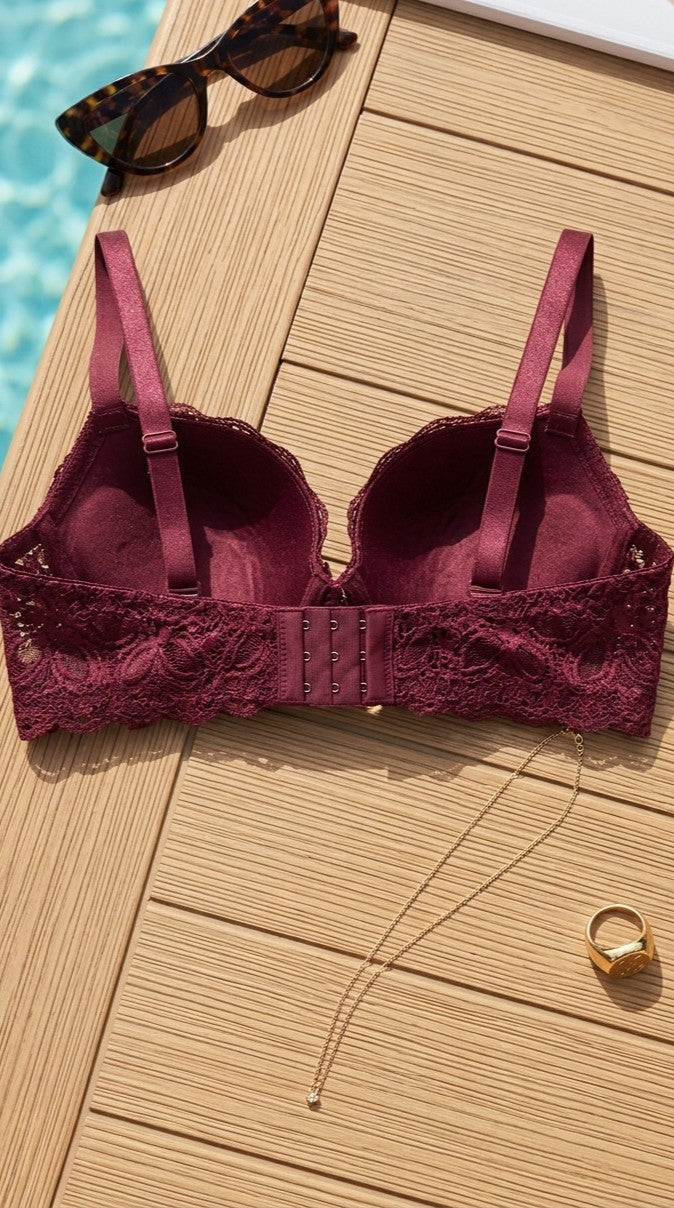 Red Push-Up Bra For Women LB5436