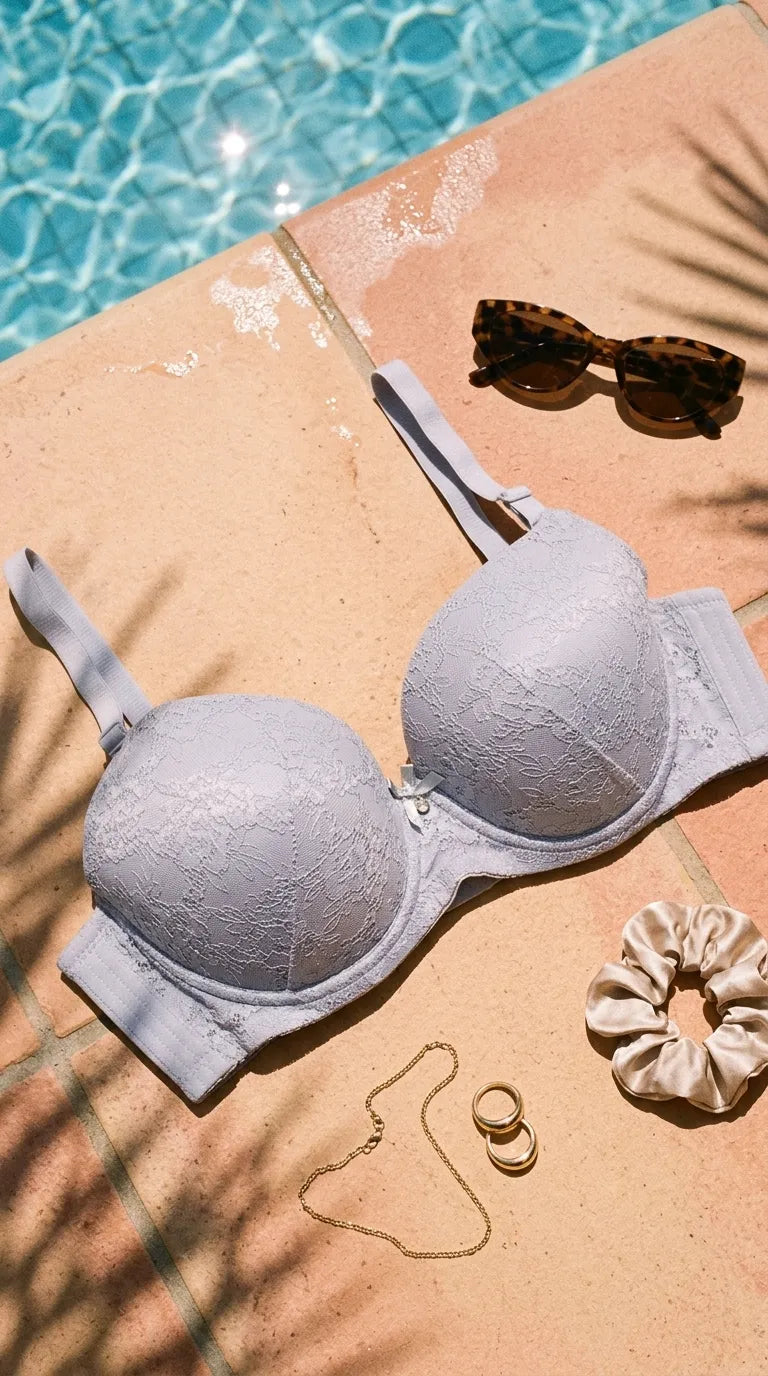 Blue Push-Up Bra For Women LB5437