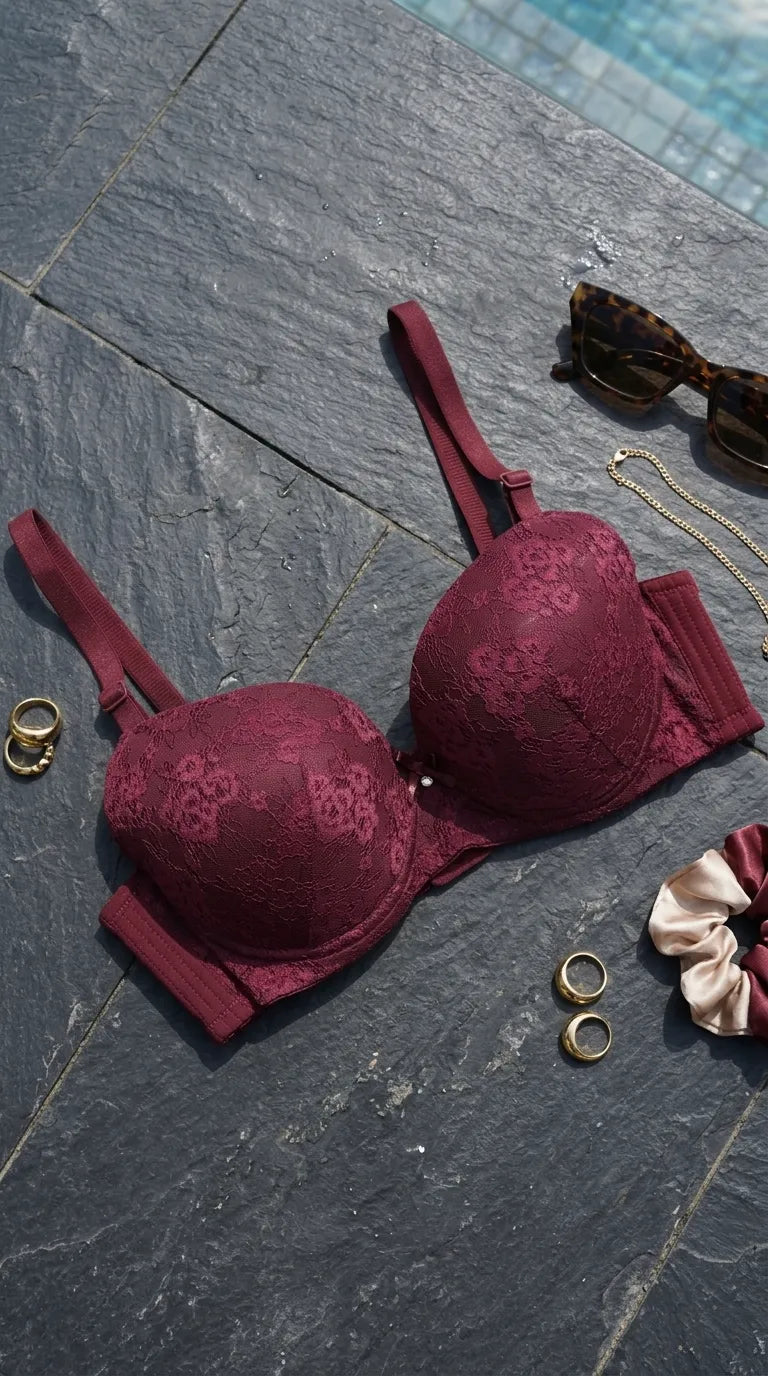 Red Push-Up Bra For Women LB5437