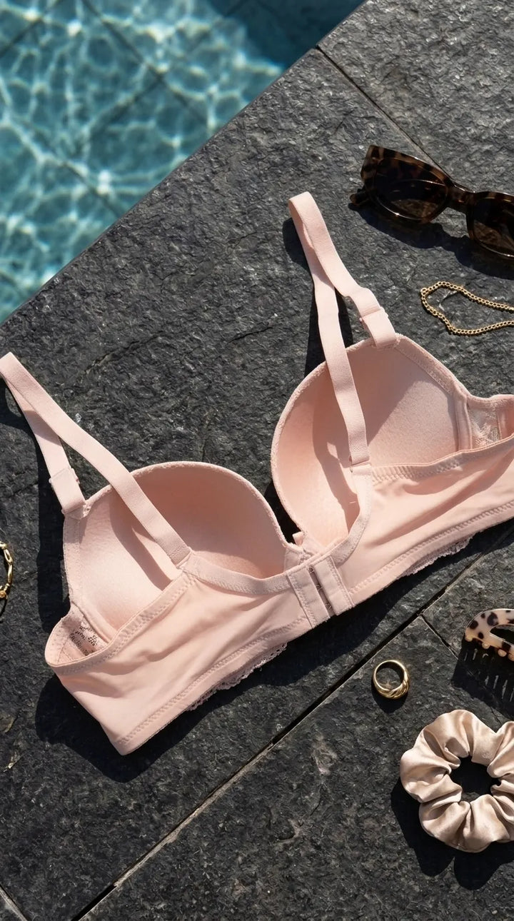 Nude Pink Push-Up Bra For Women LB5437