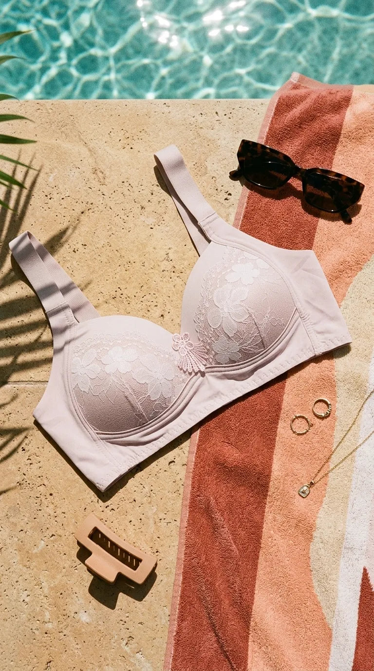 Grey Padded Bra For Women LB5438