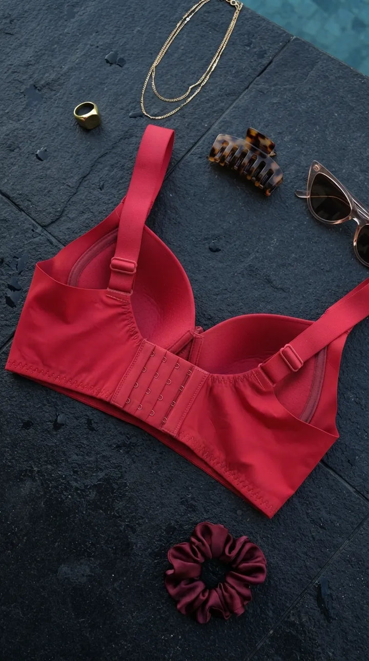 Red Padded Bra For Women LB5438
