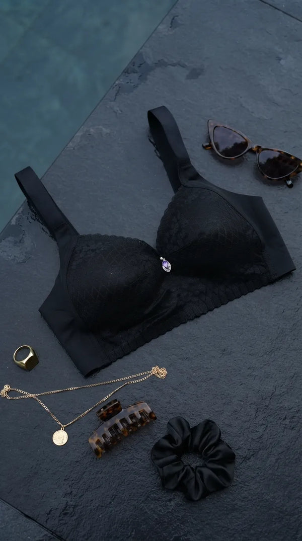 Black Padded Bra For Women LB5439
