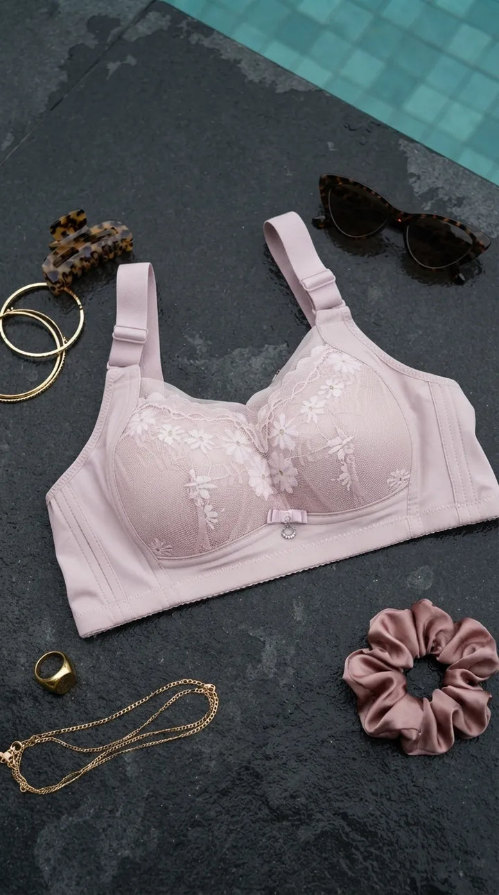 Grey Padded Bra For Women LB5440