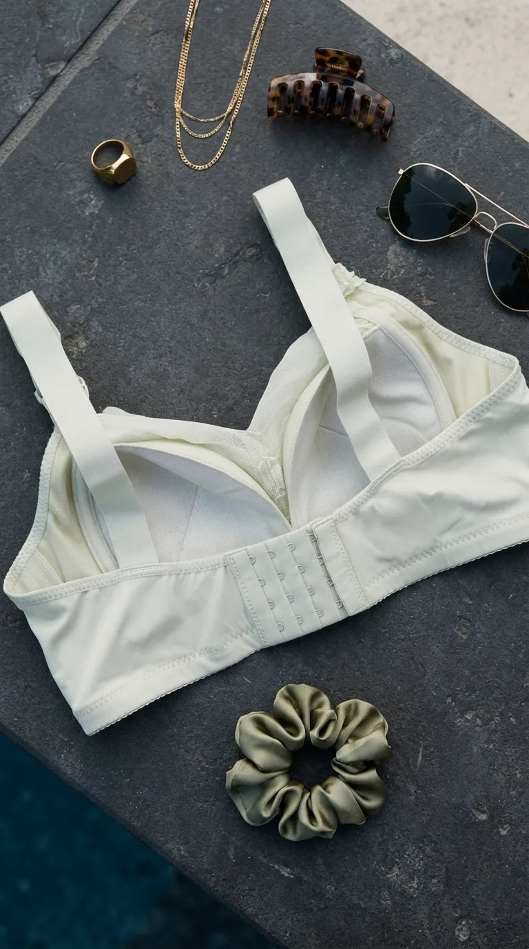 Green Padded Bra For Women LB5440