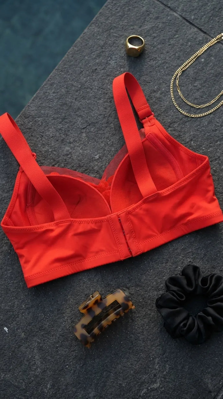Red Padded Bra For Women LB5440