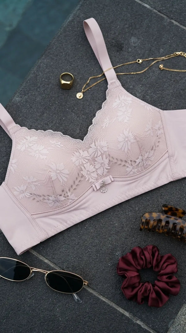 Grey Padded Bra For Women LB5441