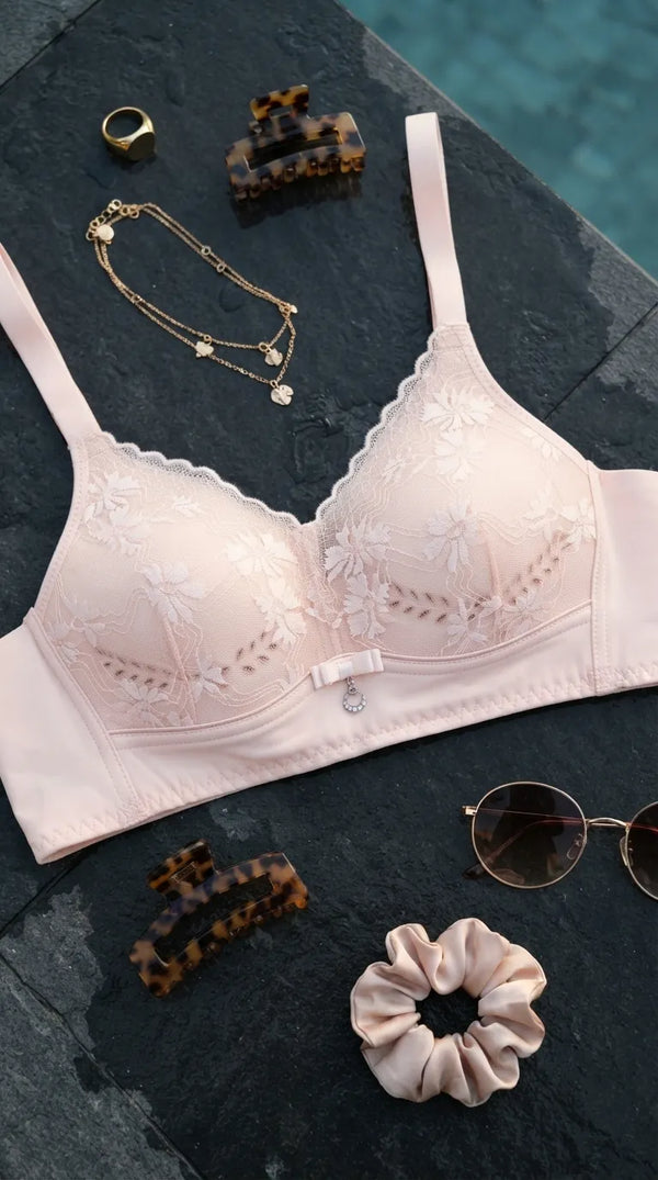 Pink Padded Bra For Women LB5441