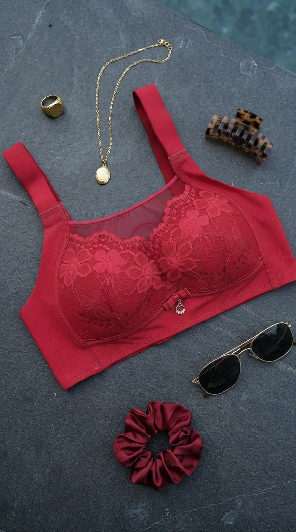 Red Padded Bra For Women LB5442